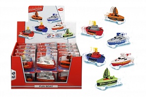 Веселая заводная лодка, 6 см. (Dickie, 3774000)